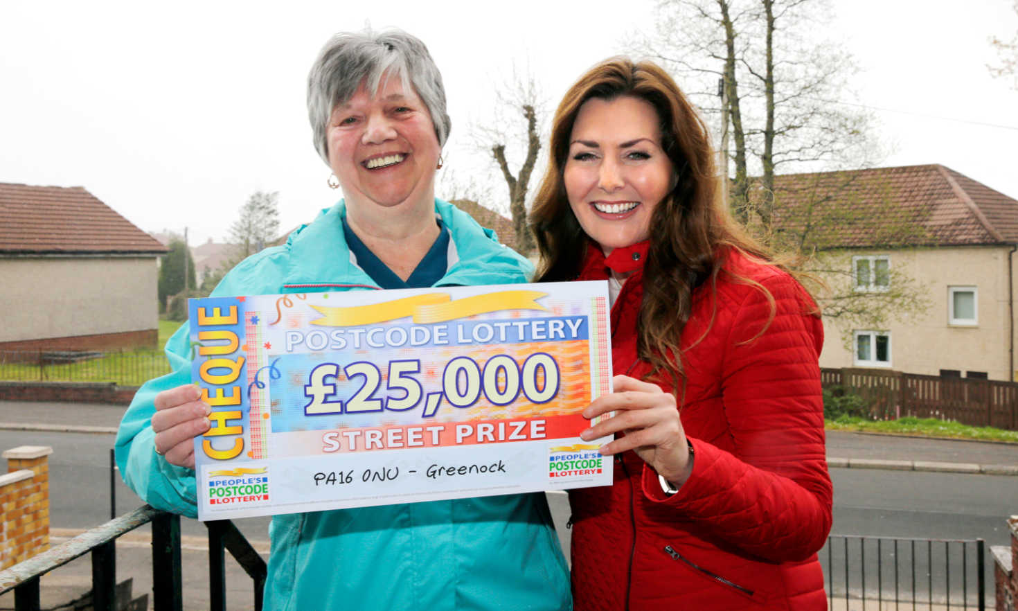 The Saturday Street Prize has landed in Greenock, and £25,000 winner Elizabeth Nairn could not be happier