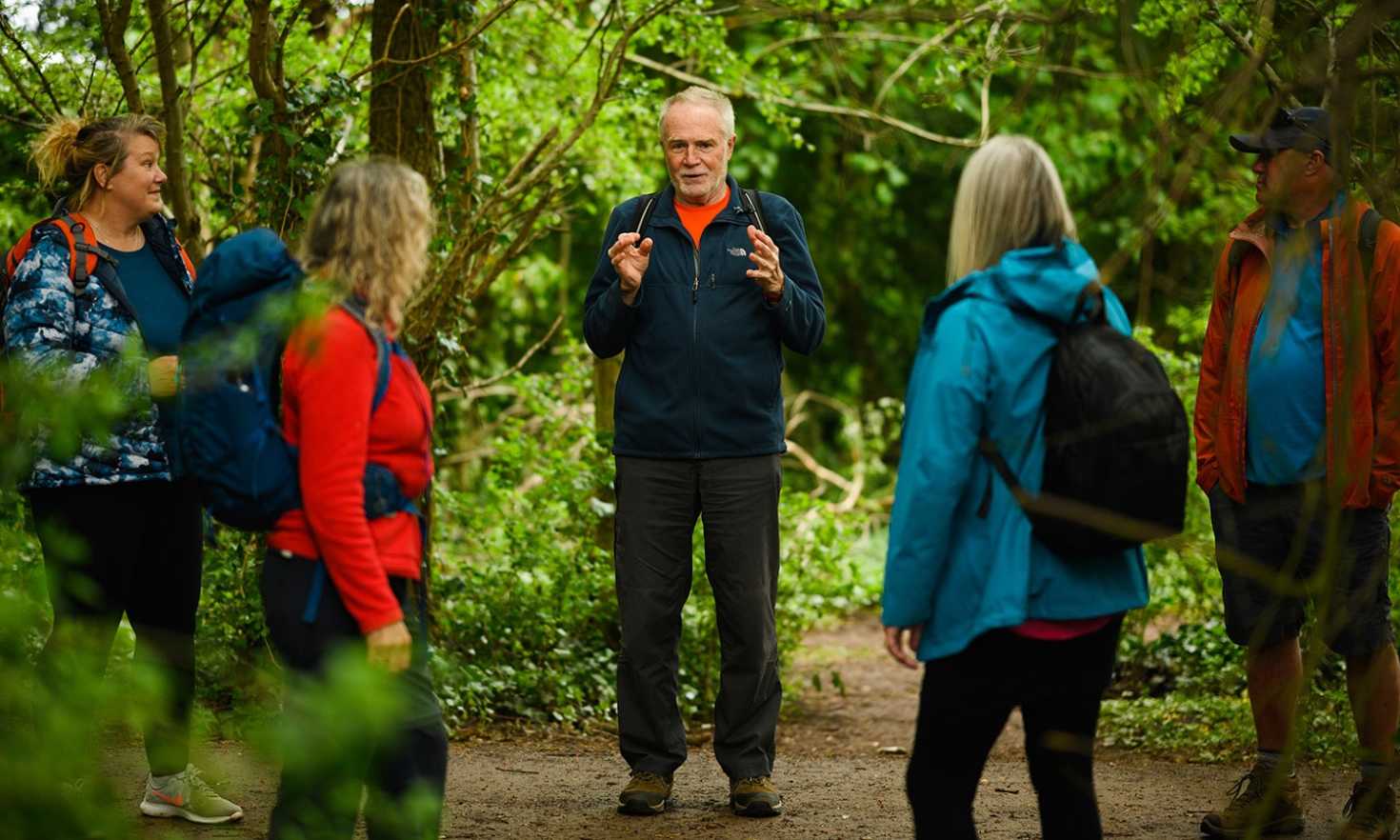 A group of Ramblers enjoying nature in Bristol