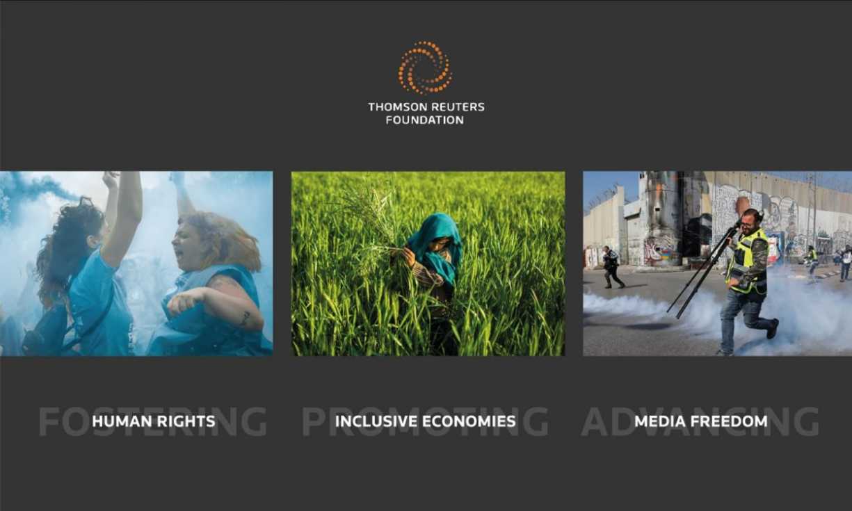 The Thomson Reuters Foundation combines journalism and law to build global awareness of the critical issues faced by humanity