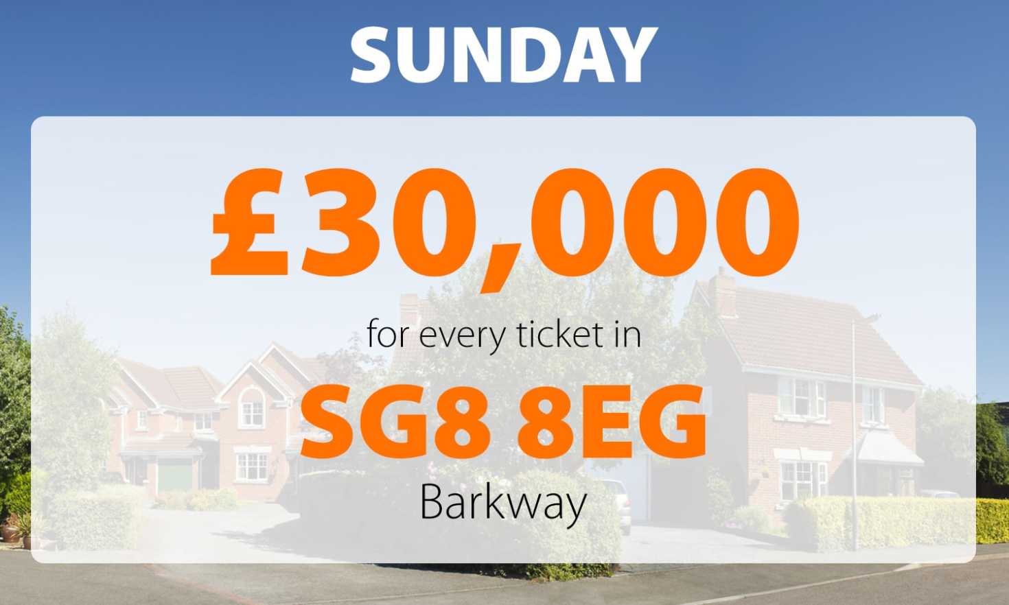 Three neighbours in Barkway are having a great day after picking up £30,000 cheques.