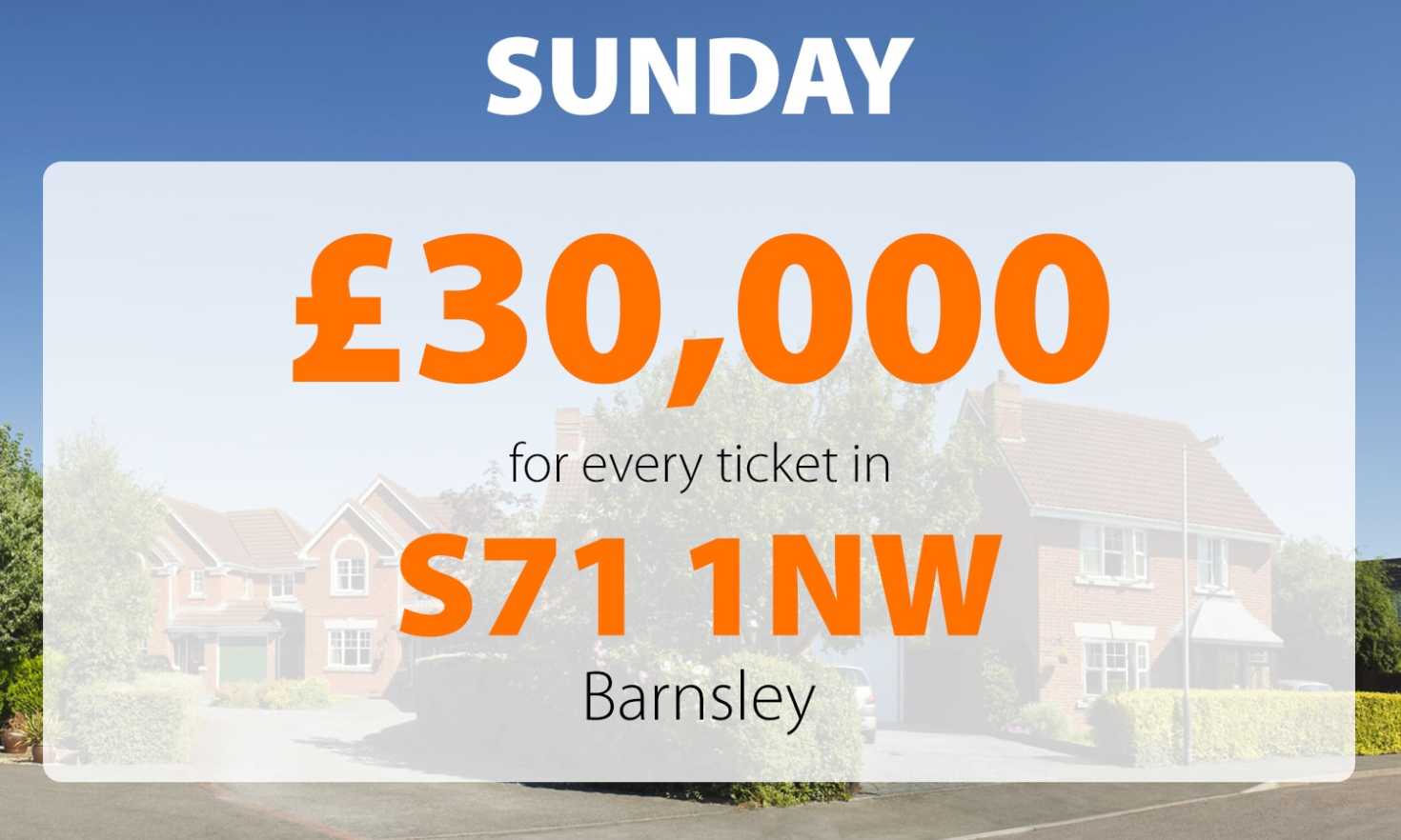 Today's £30,000 Street Prize has brought a big smile to two lucky neighbours in Barnsley