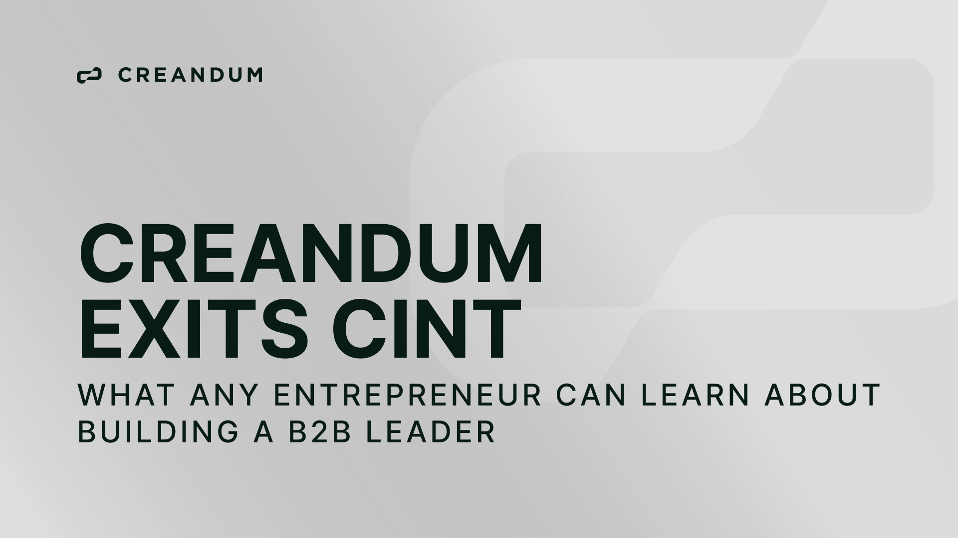 Creandum exits Cint