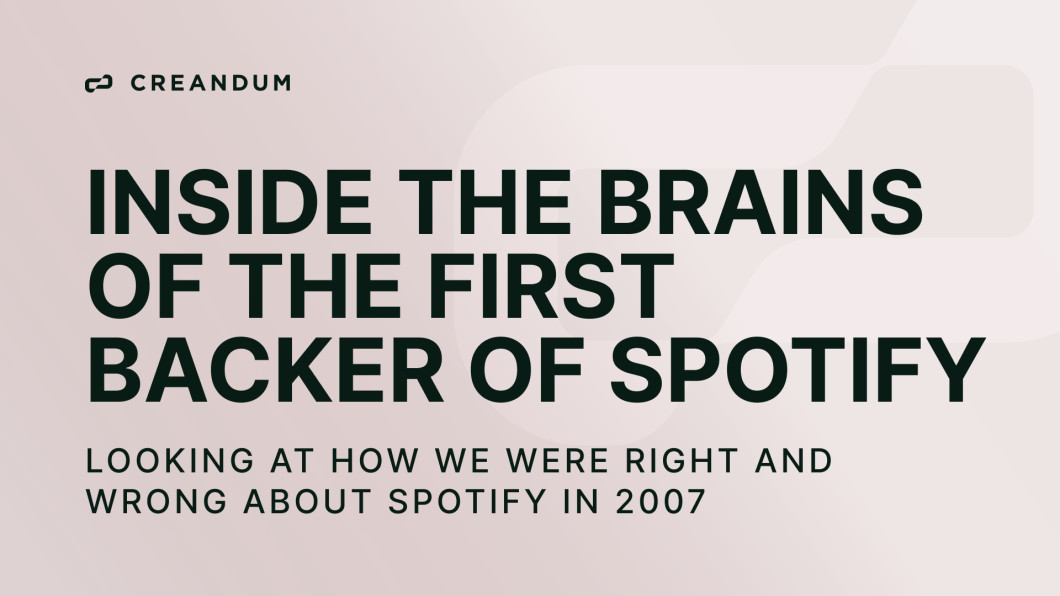 Inside the dusty brains of the first backer of Spotify