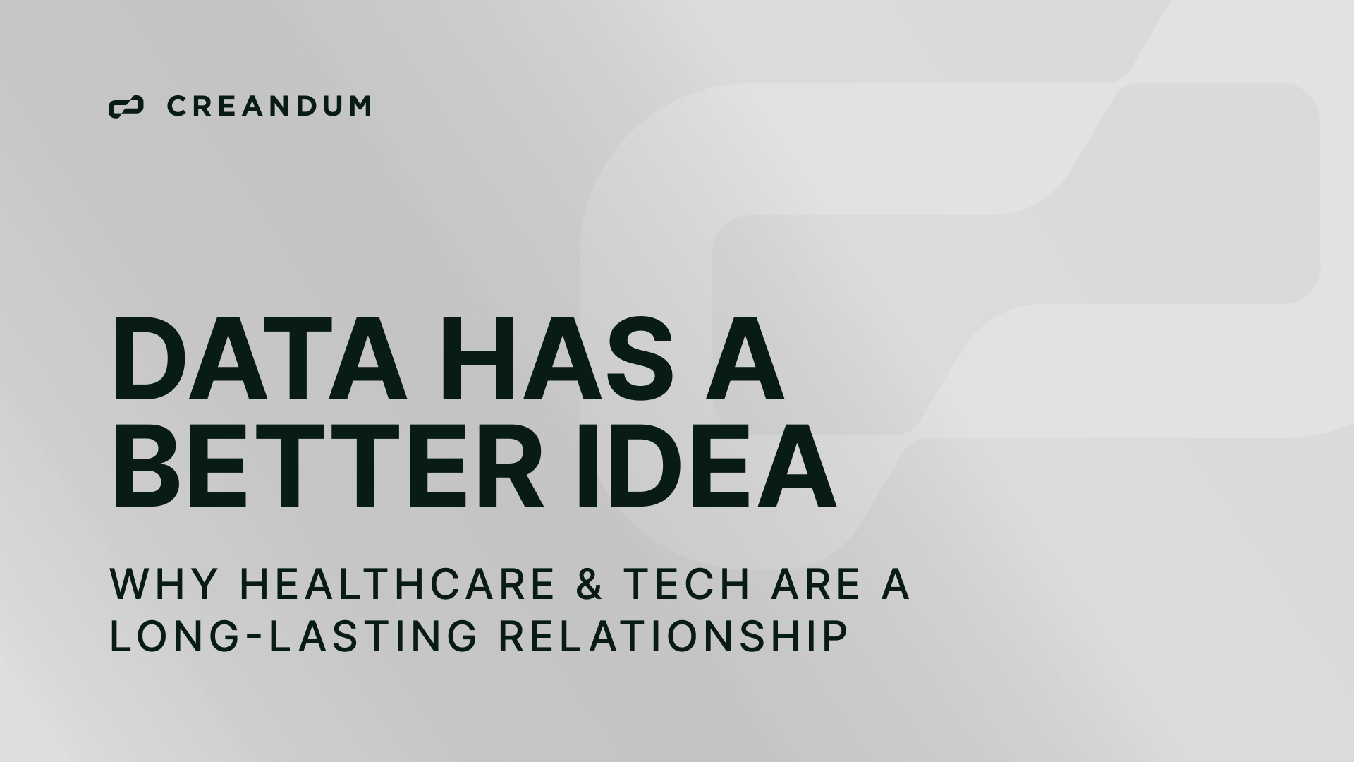 Data has a better idea