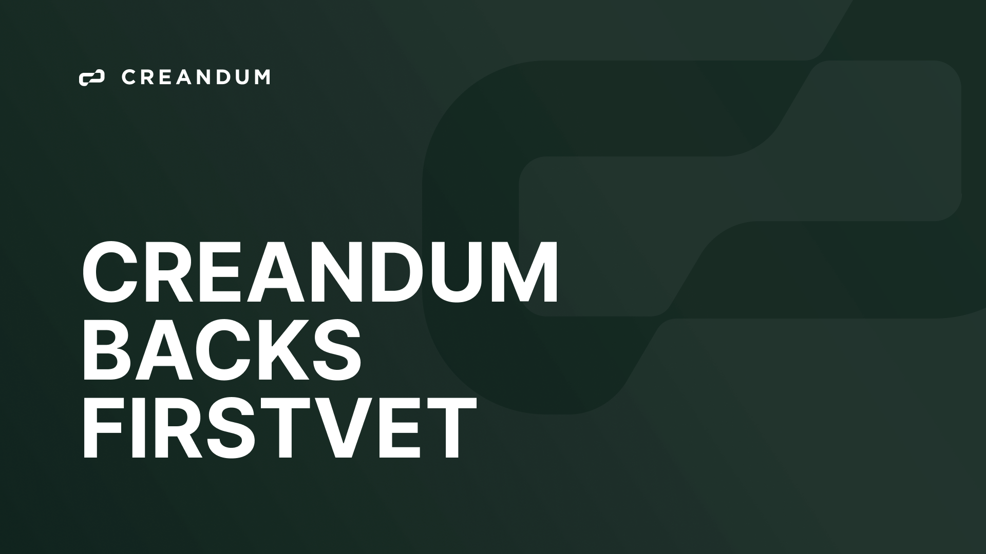 Creandum backs FirstVet