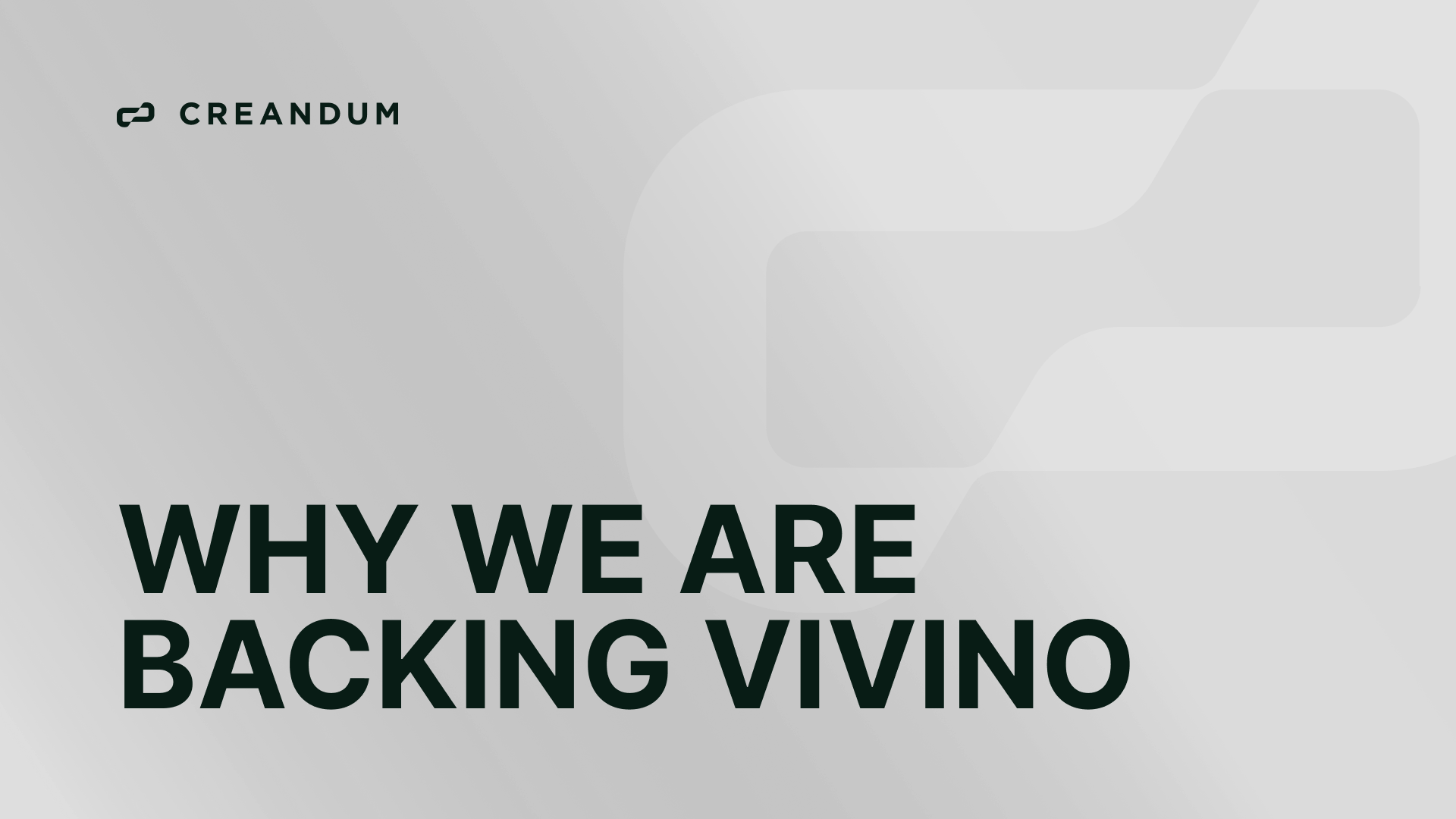 Why we are backing Vivino