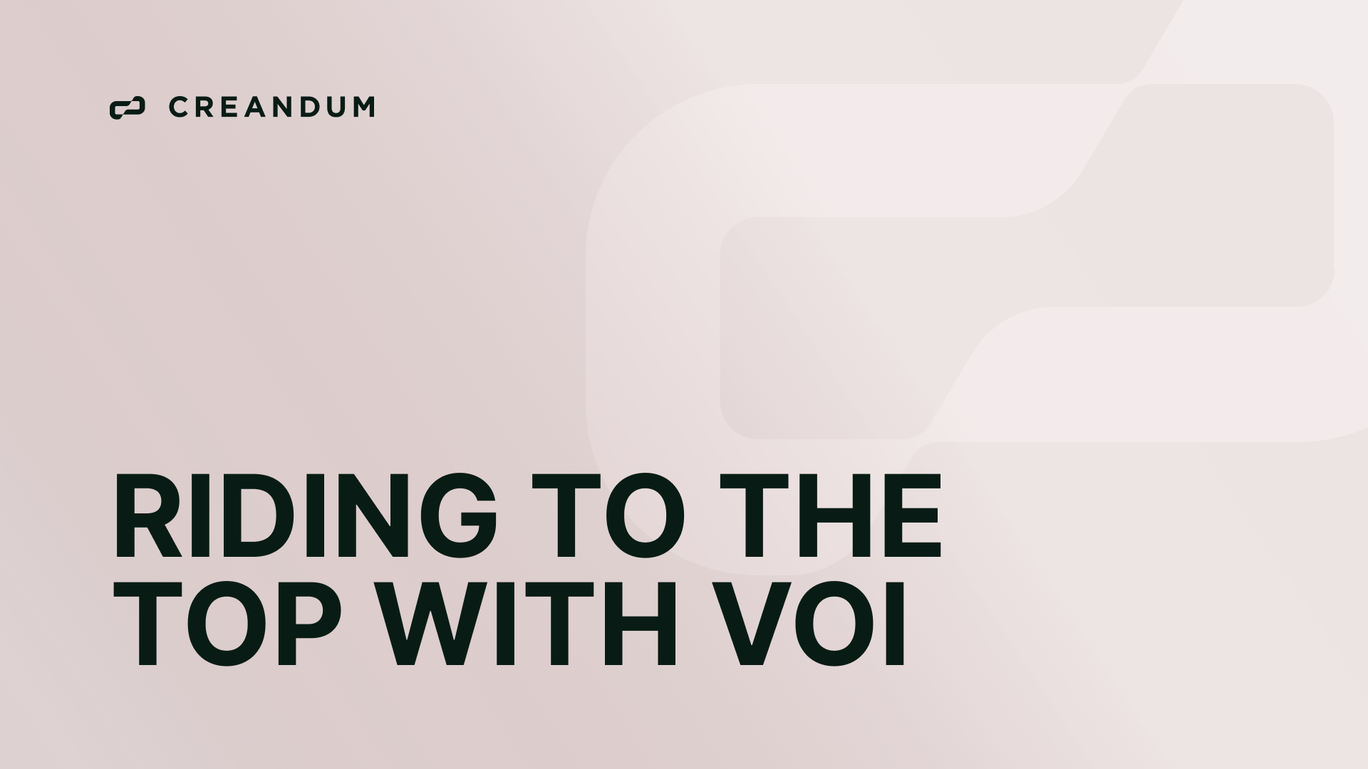 Riding to the top with Voi