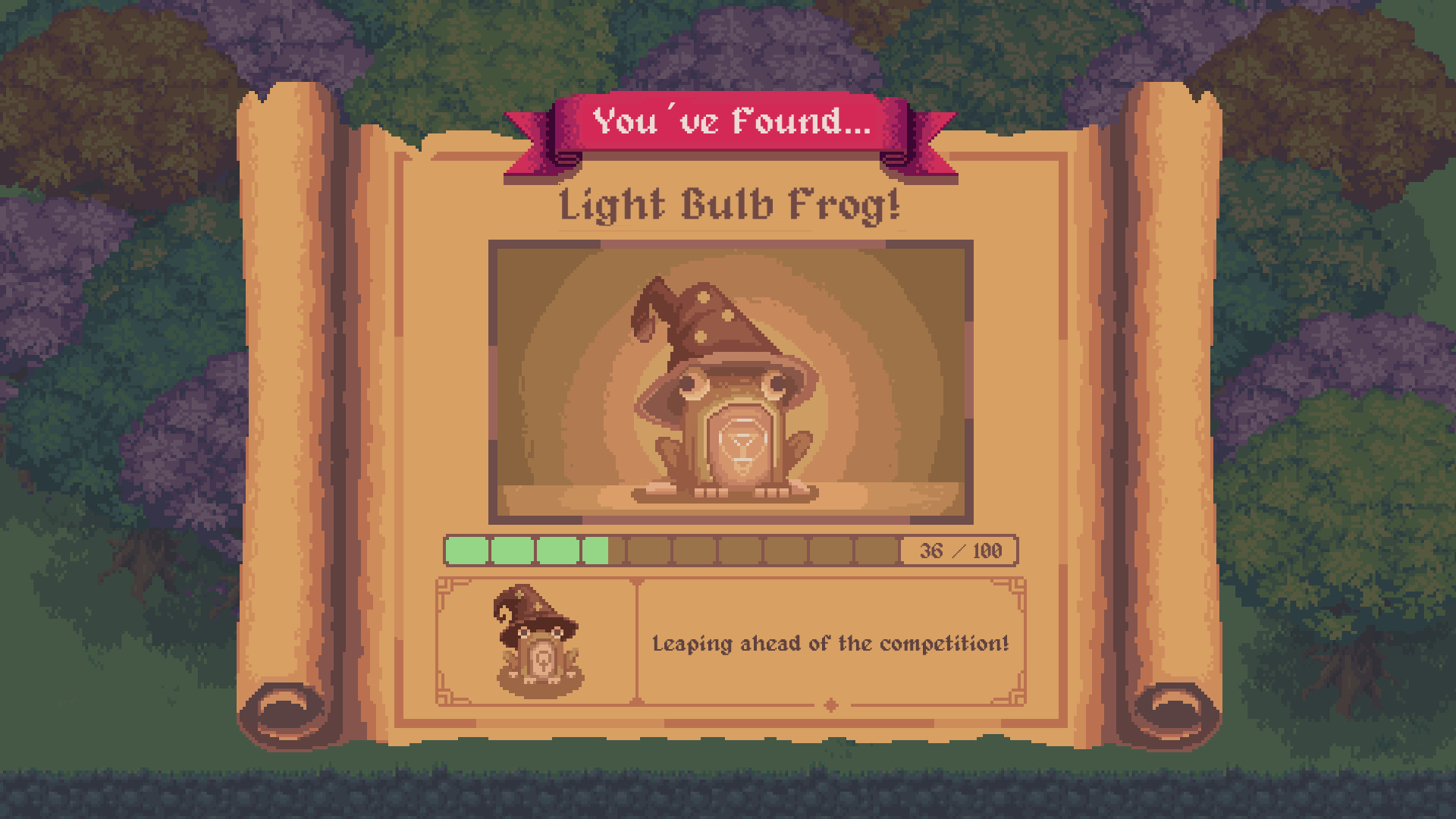 Hunt for Light Bulb Frog