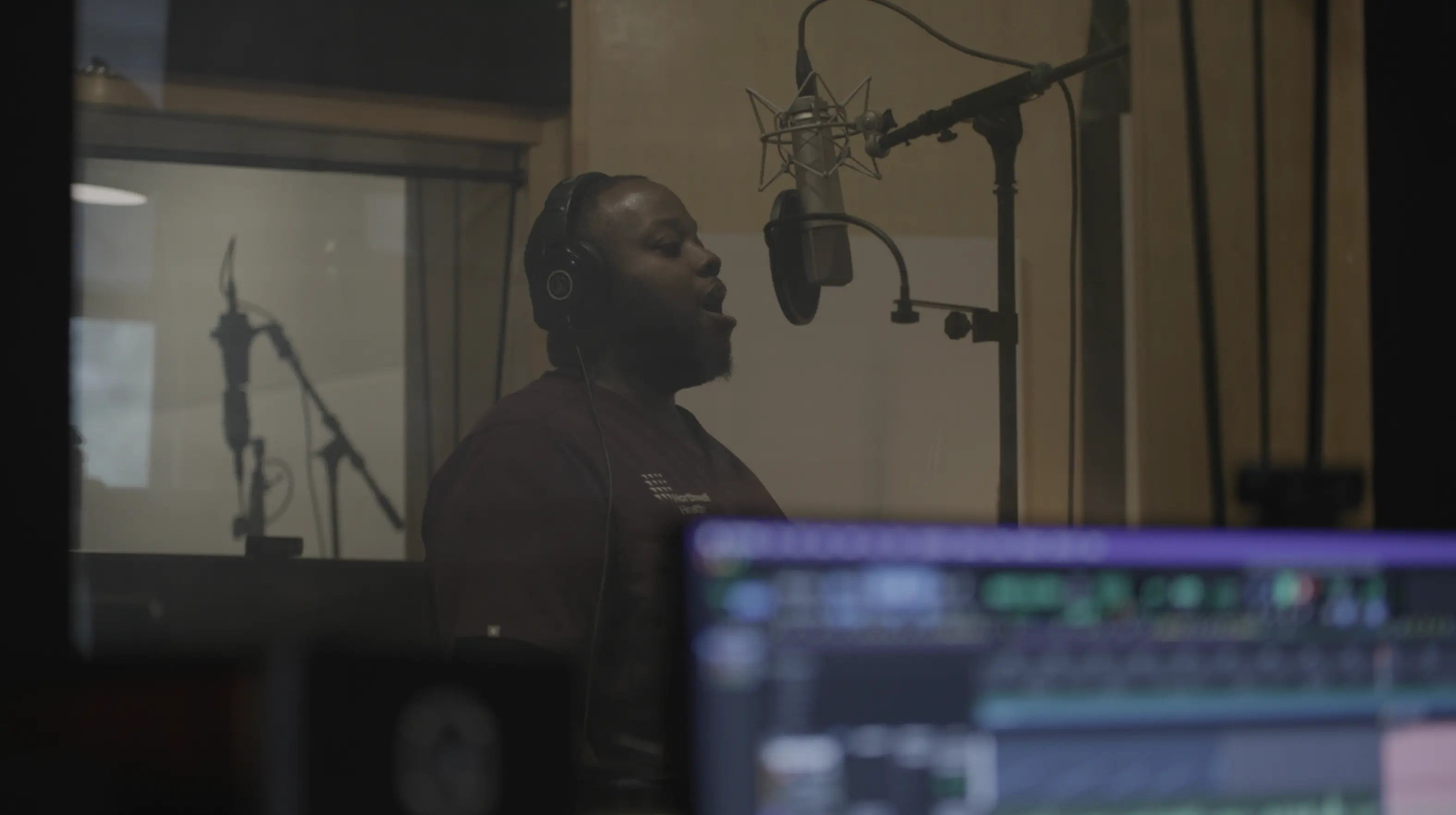 The Northwell Health Nurse Choir recording at AUX NYC.