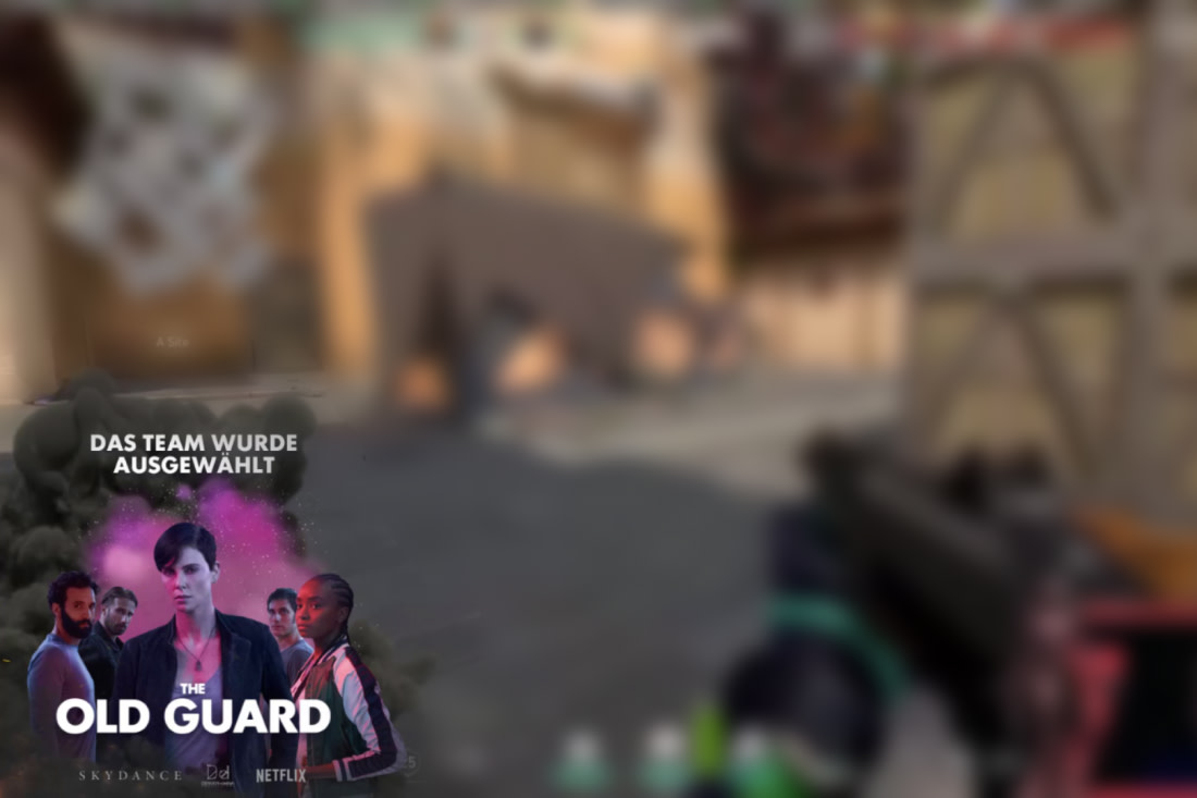 Netflix's "The Old Guard" movie, livestream on-screen advertising via inStreamly.