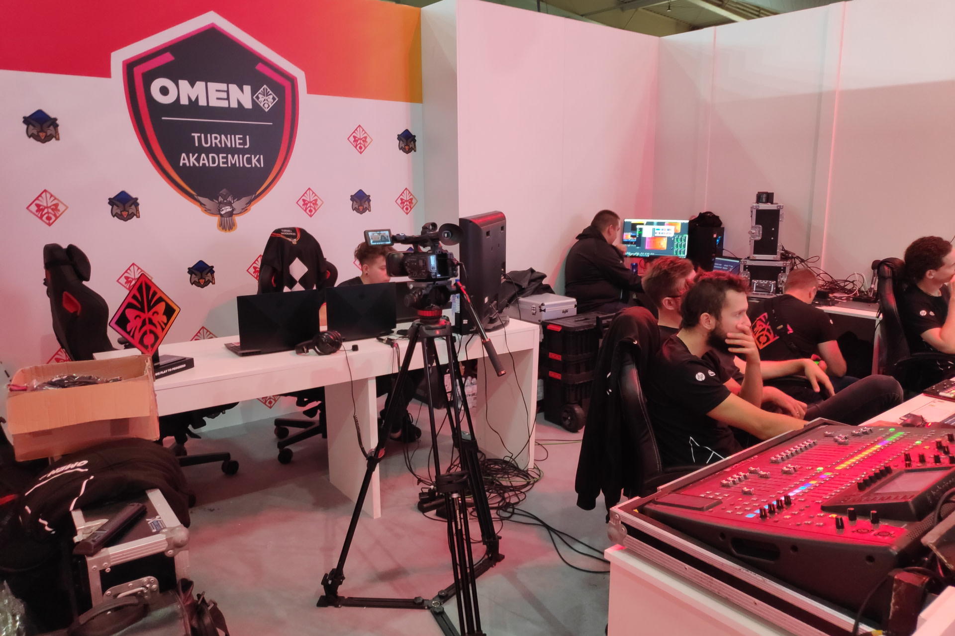 Gamehub's production of HP OMEN Liga Akademicka during PGA 2019.