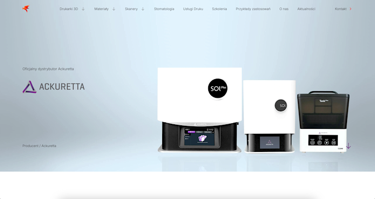 Manufacturer page hero at 3D Phoenix website.