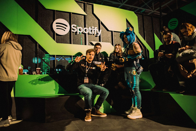 Spotify at DreamHack Hannover 2022.