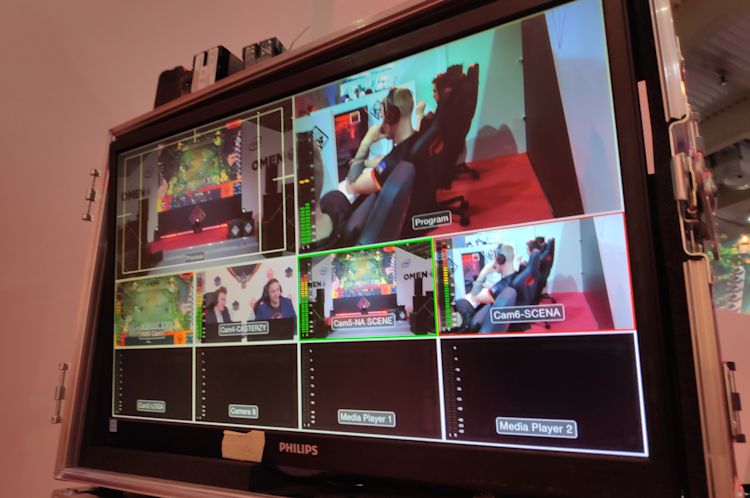 Gamehub broadcast production of HP OMEN Liga Akademicka during PGA 2019.