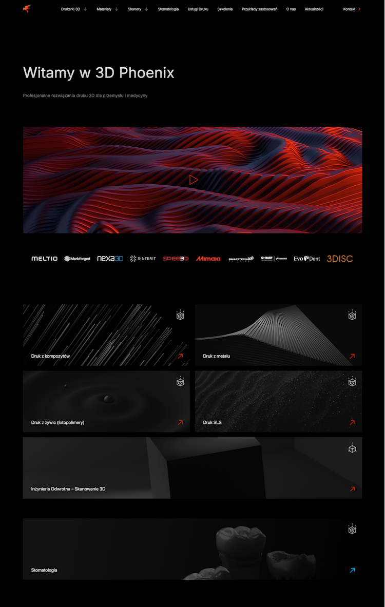 Homepage at 3D Phoenix website.