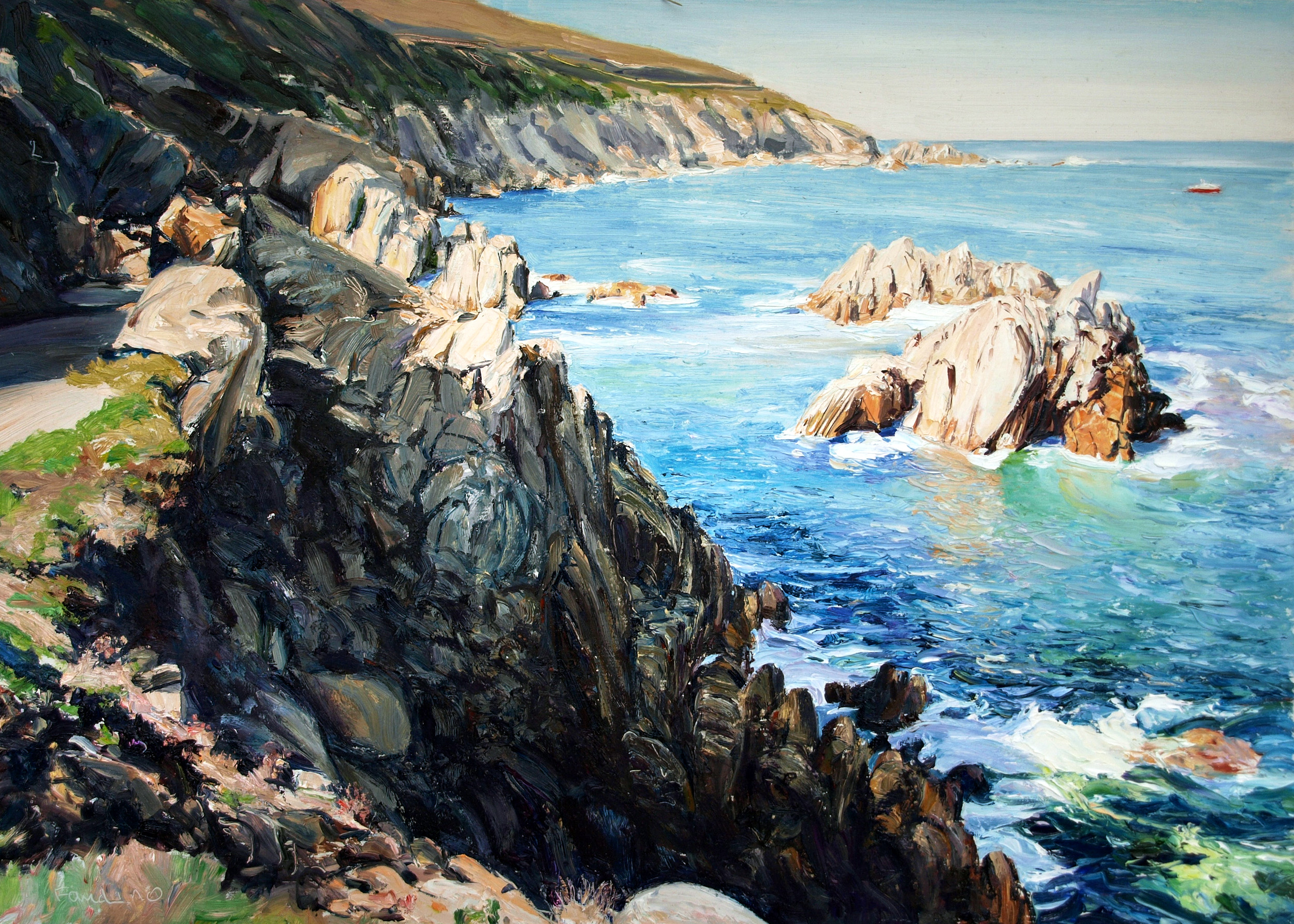 Cliff walk, La Coruña (Spain)