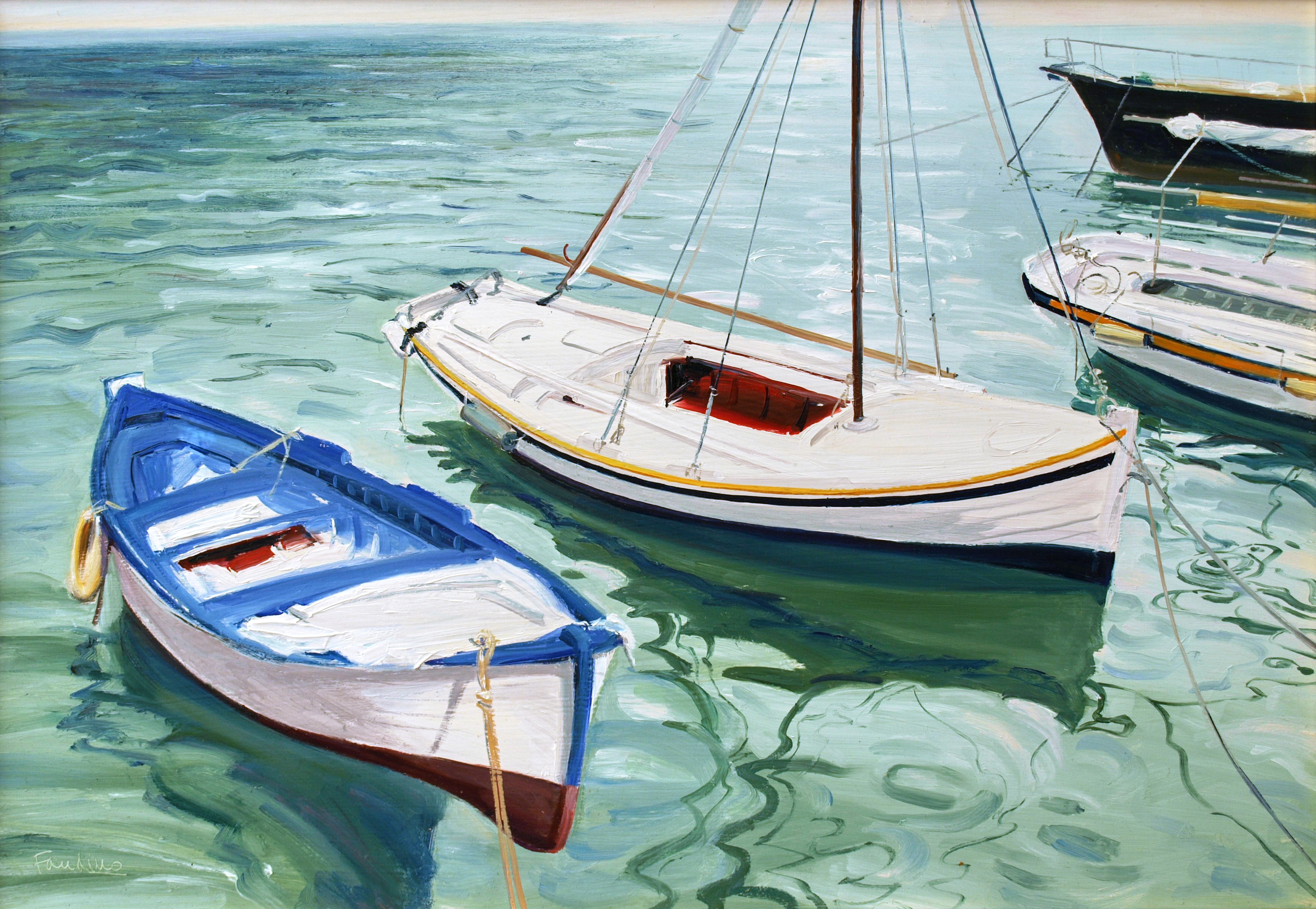 Boats in Skopelos Harbour (Greece)