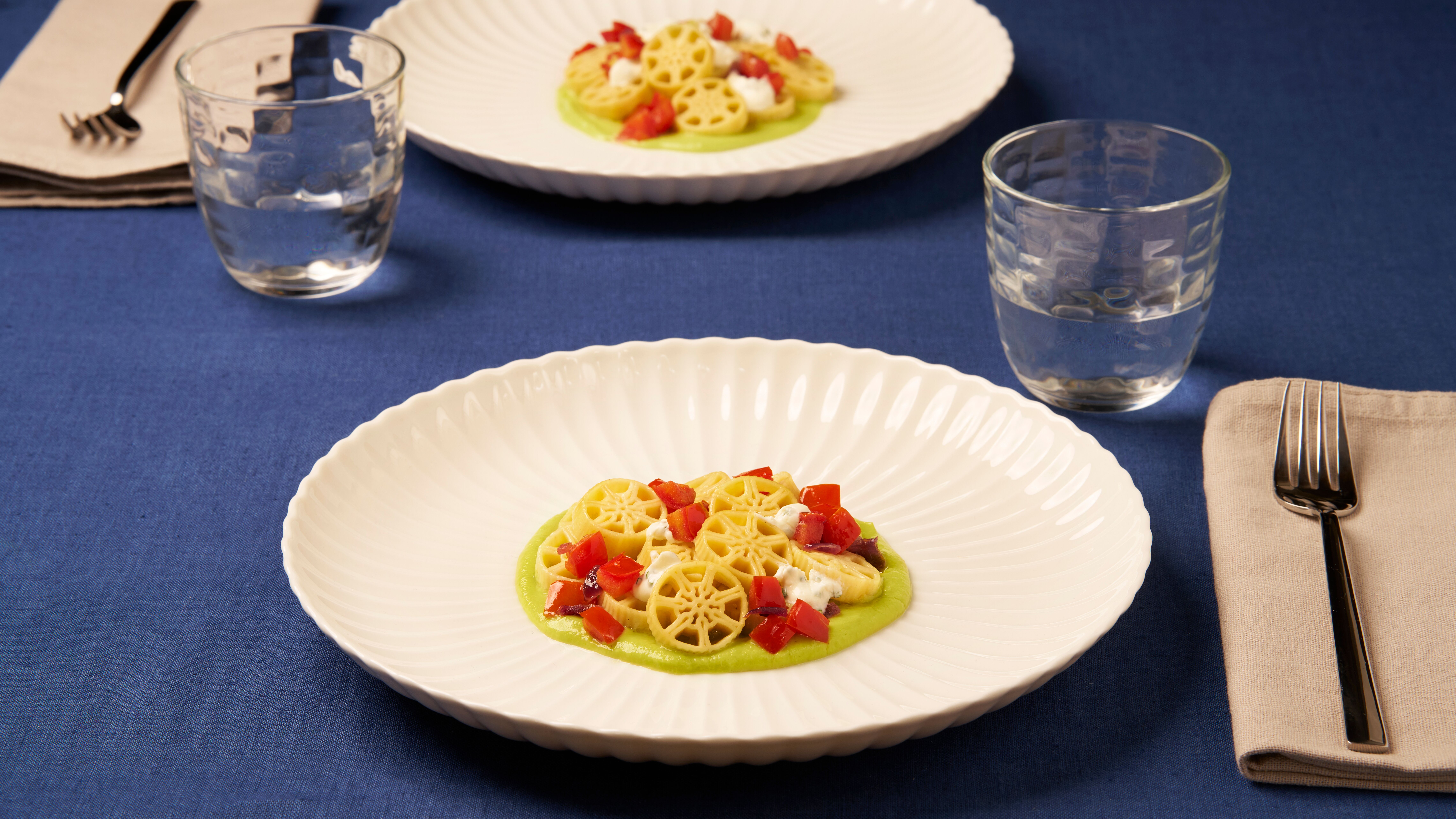 Barilla Gran Ruote with Avocado, Spicy Tomato & Sour Cream | Barilla