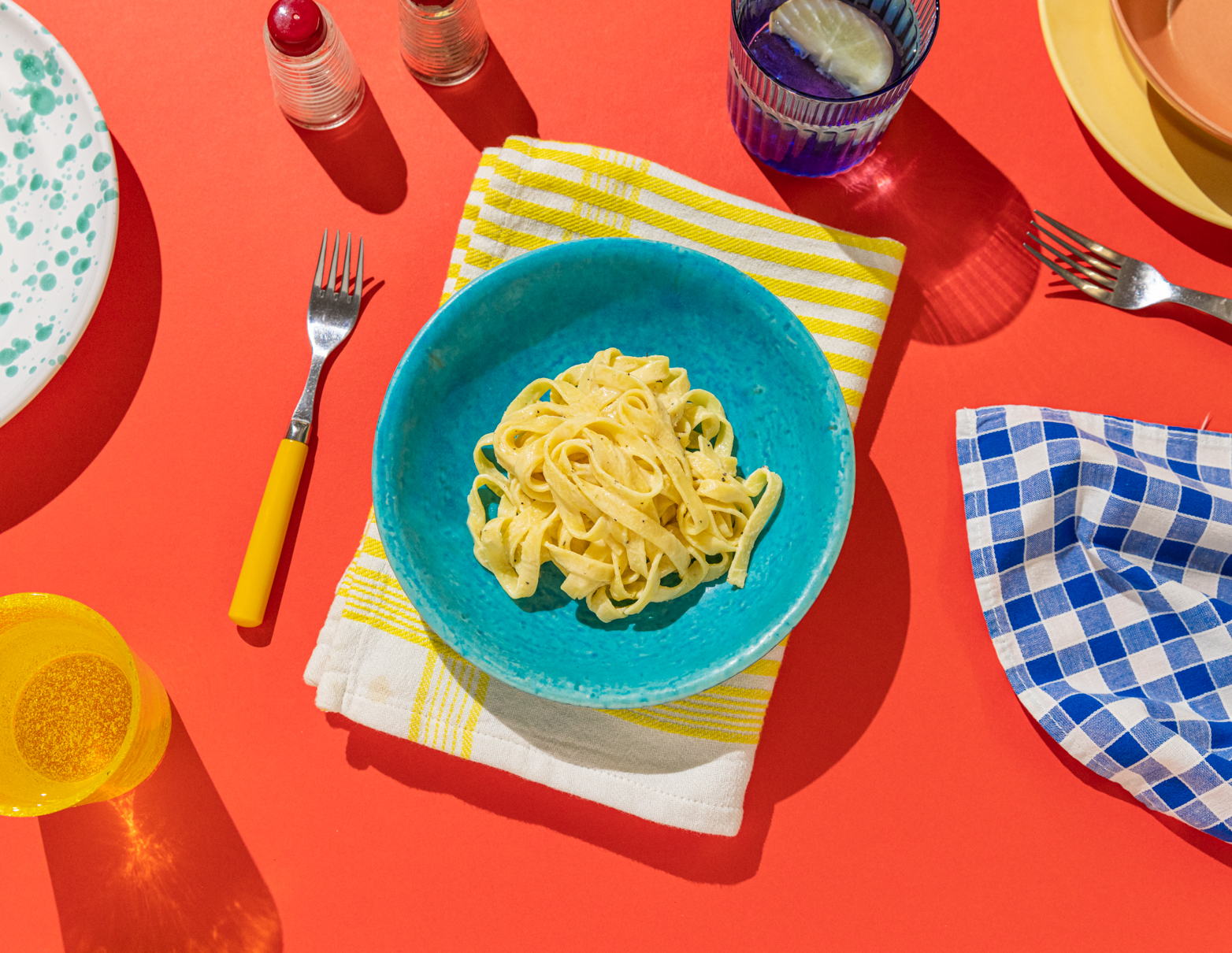 Fettuccine Alfredo für alle glutenfrei, laktosefrei, halal, koscher