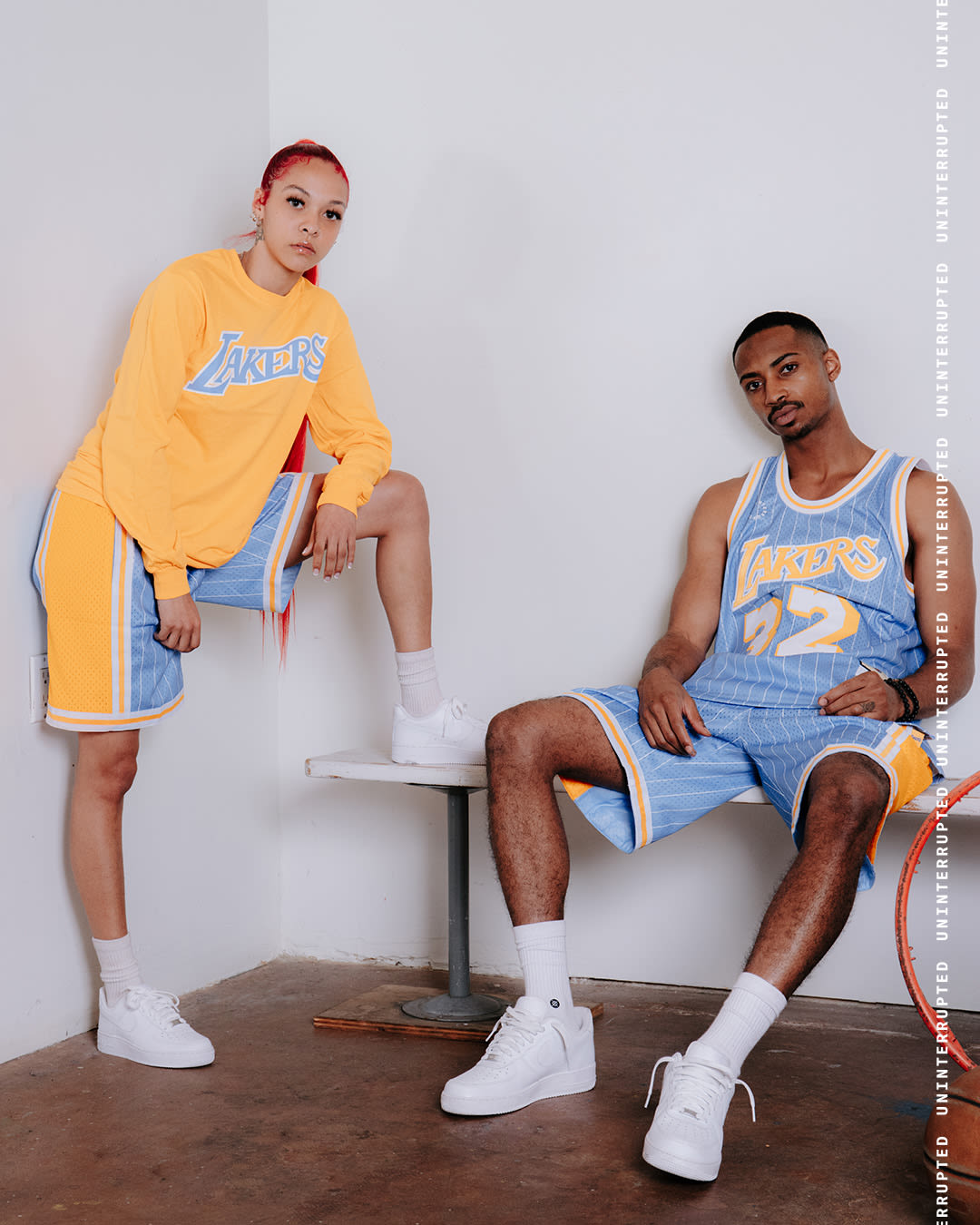 UNINTERRUPTED X Mitchell & Ness Legends Collection Lakers