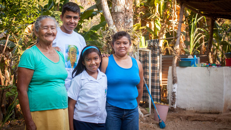 Karen in El Salvador caring for the environment