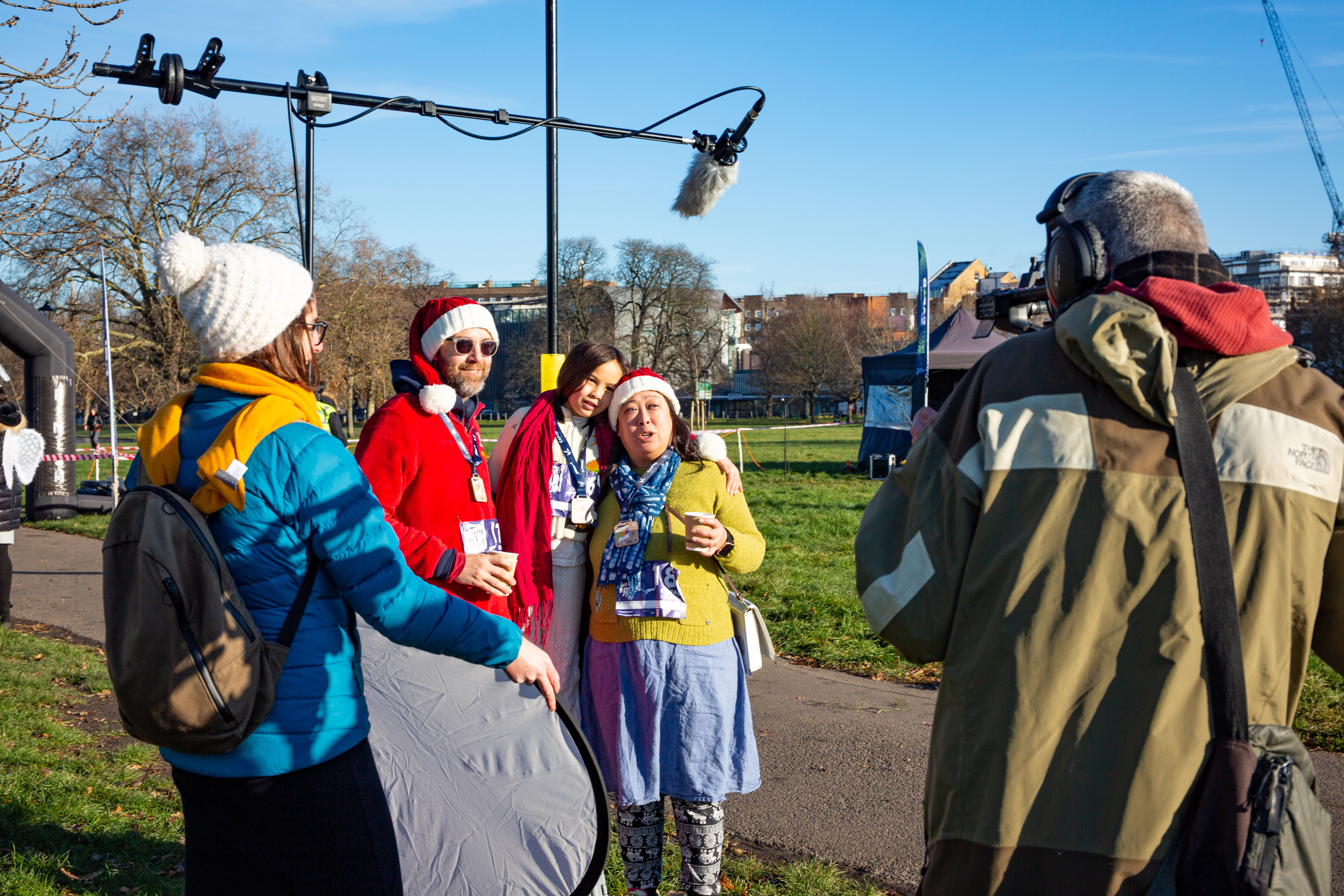 UK - London - Interviewing Nativity run participants