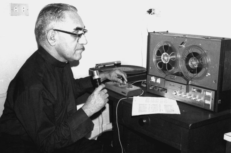 Romero broadcast his sermon by radio every Sunday