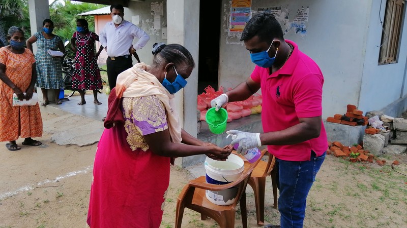 Coronavirus - Asia - Sri Lanka - food and hygiene packages to vulnerable families
