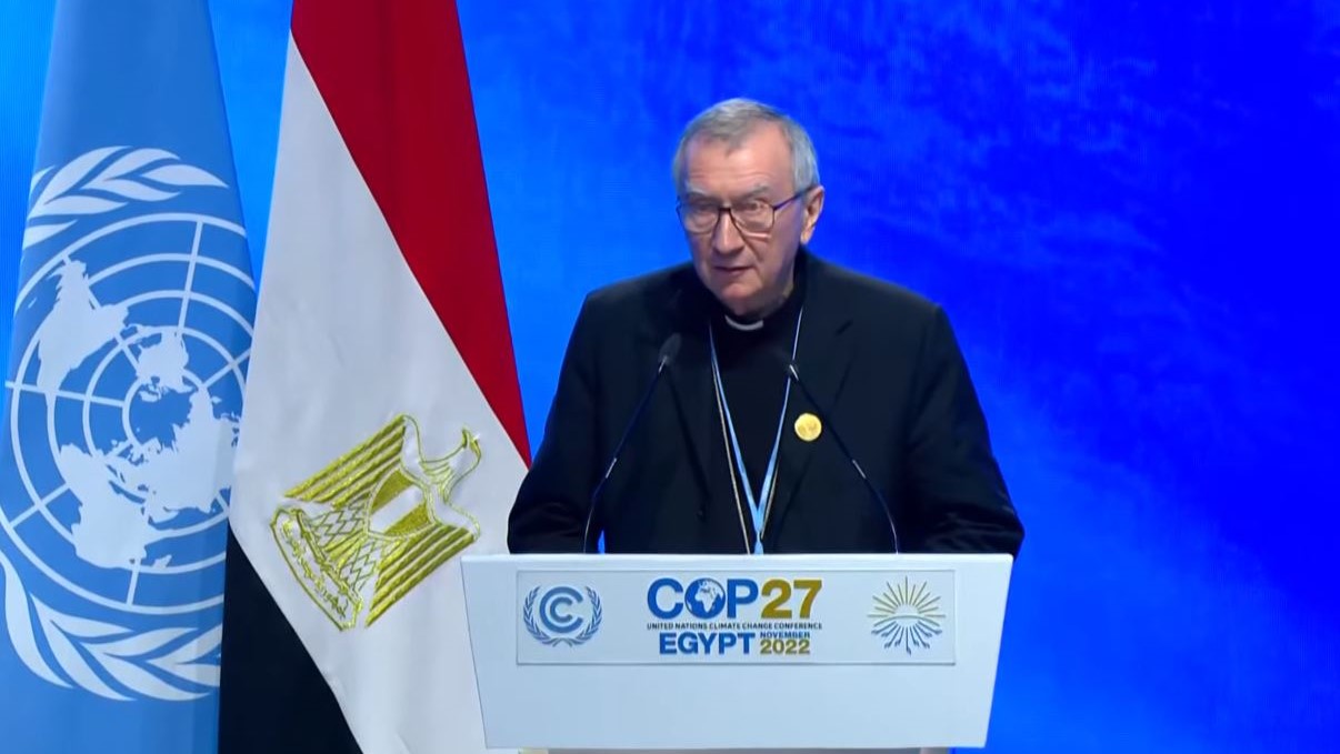 Africa - Egypt - Cardinal Parolin addressing COP27