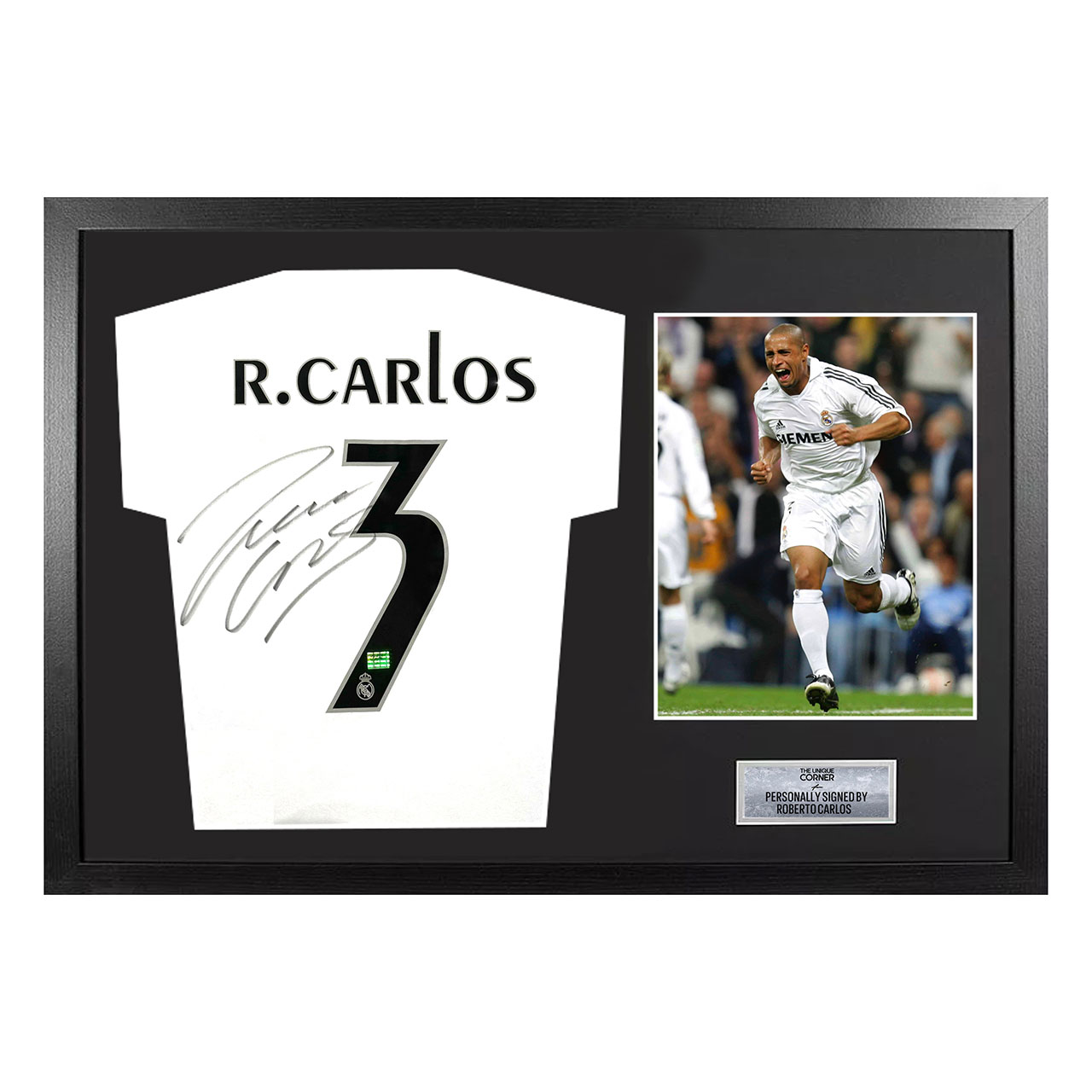 Topps Museum Collection Roberto Carlos /50 Framed Autograph