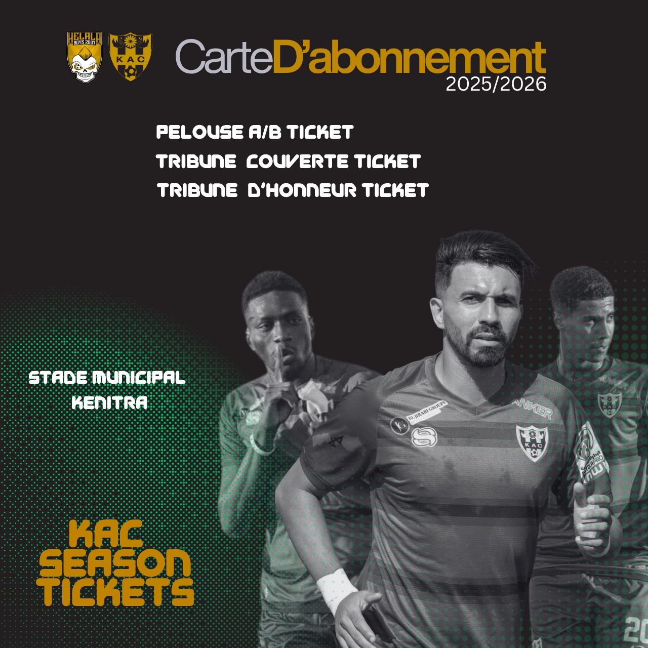 KAC Seasonal Tickets 25/26