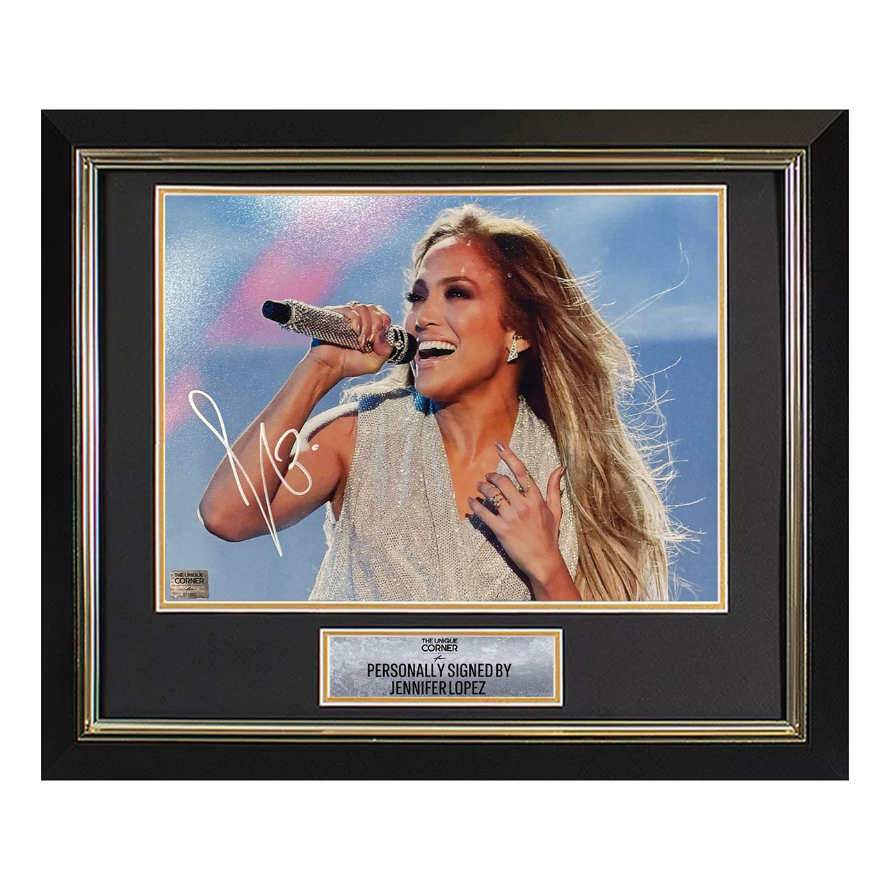 Framed Jennifer Lopez Hand Signed Photograph | webook.com