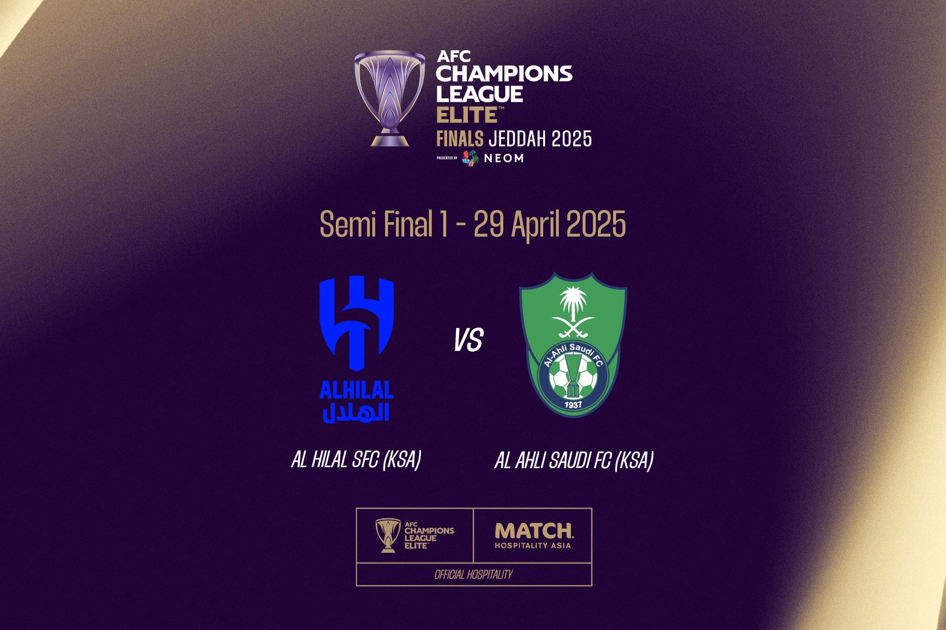 Semi Final Hospitality Packages