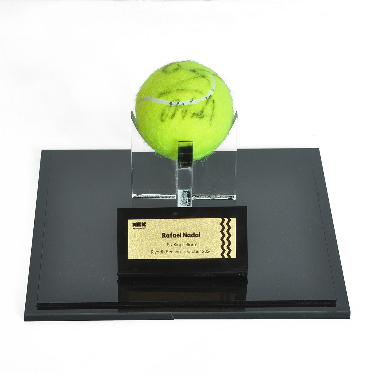 Rafael Nadal Signed Tennis Ball - Six Kings Slam 2024 | webook.com