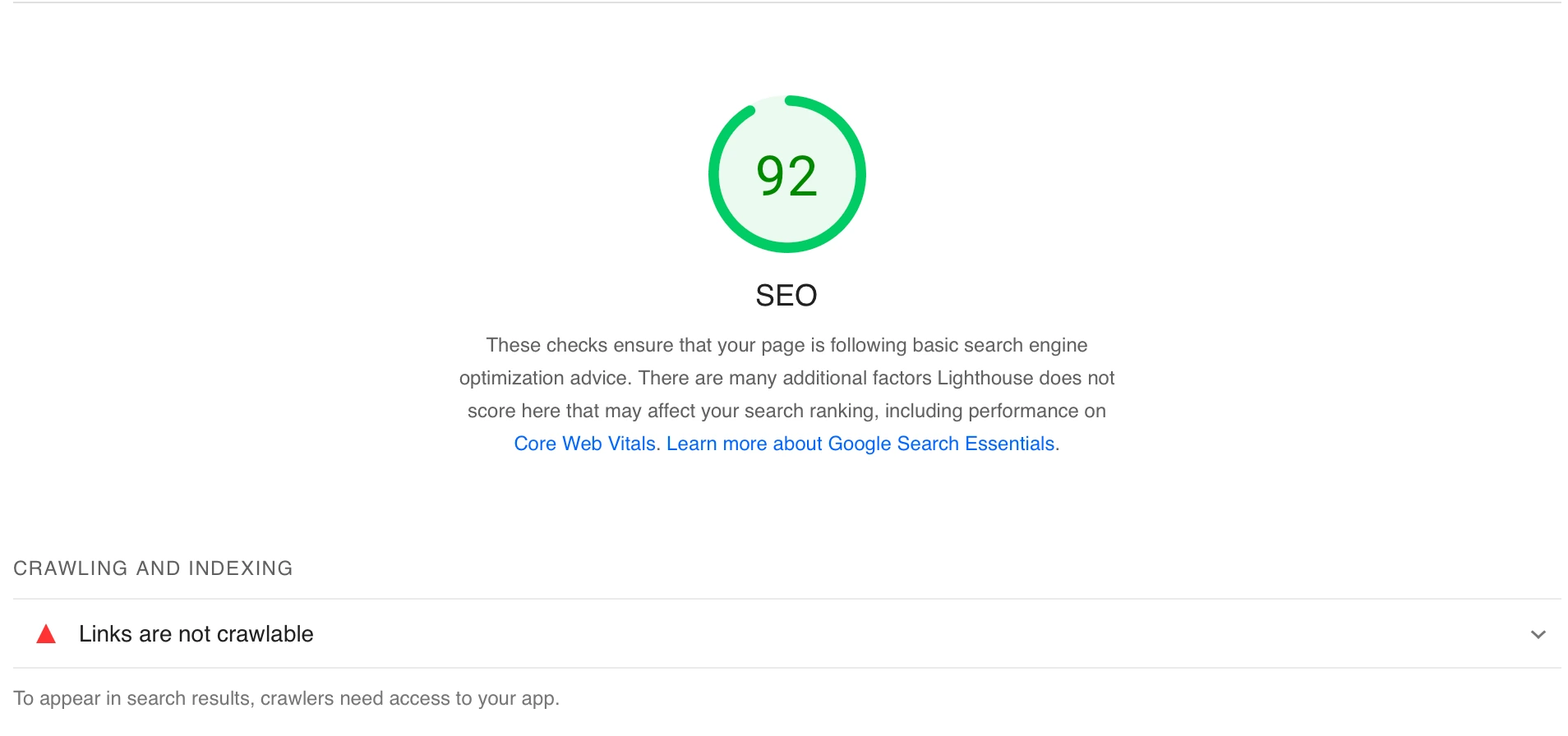 seo score