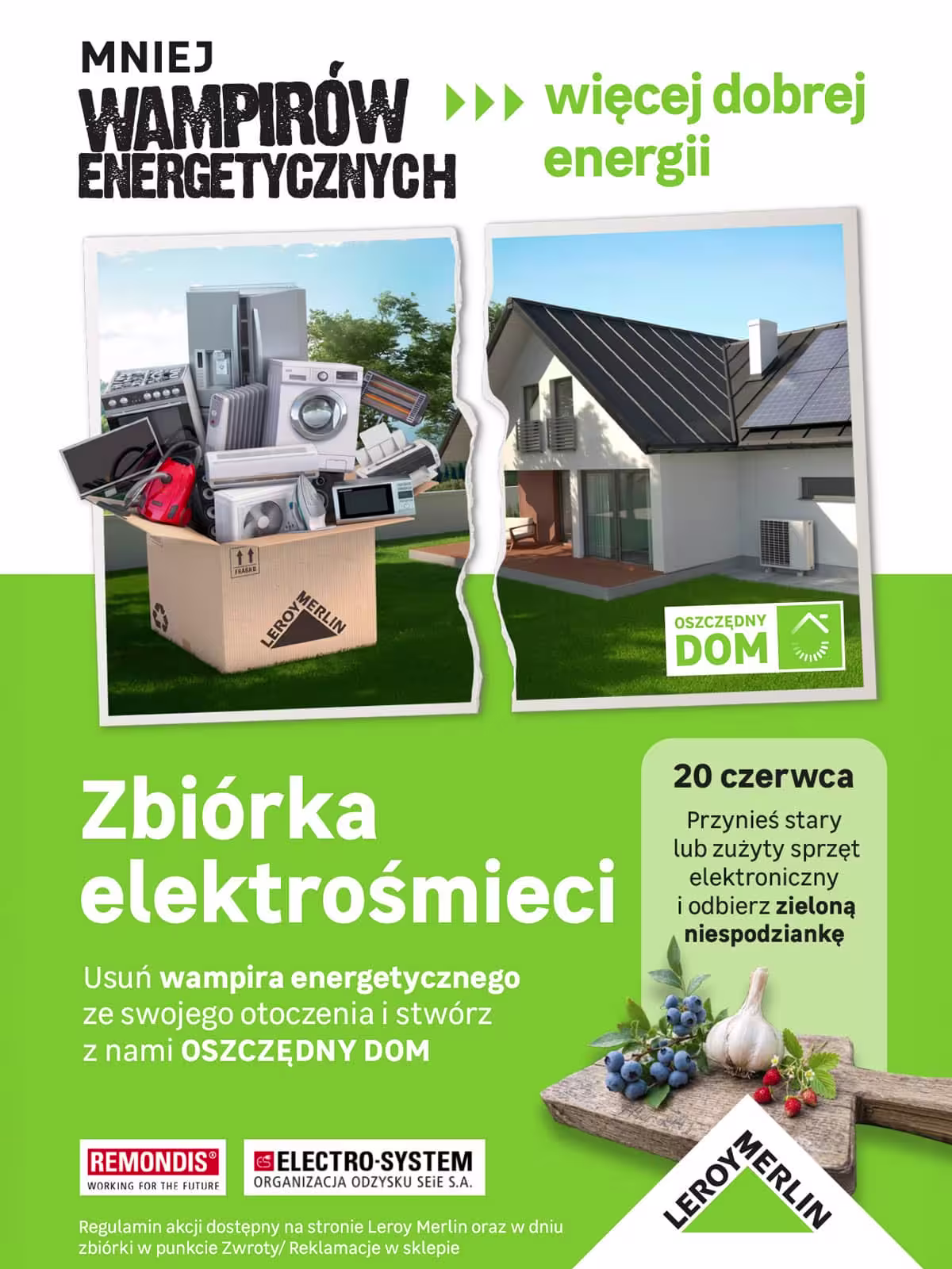 Zbiórka elektrośmieci w Leroy Merlin