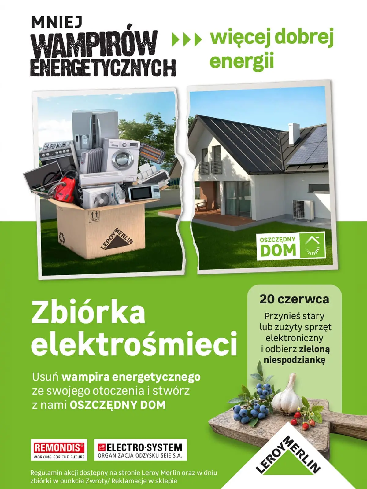 Zbiórka elektrośmieci w Leroy Merlin