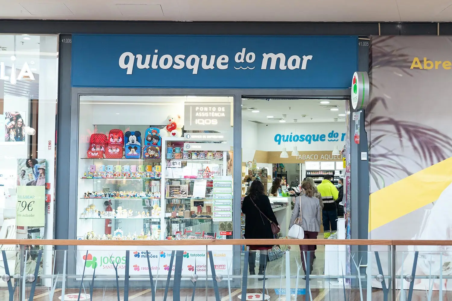 Quiosque do MAR Shopping Matosinhos.