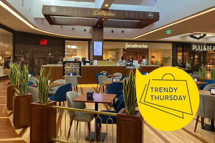 Quiosque Arcádia no MAR Shopping Matosinhos.