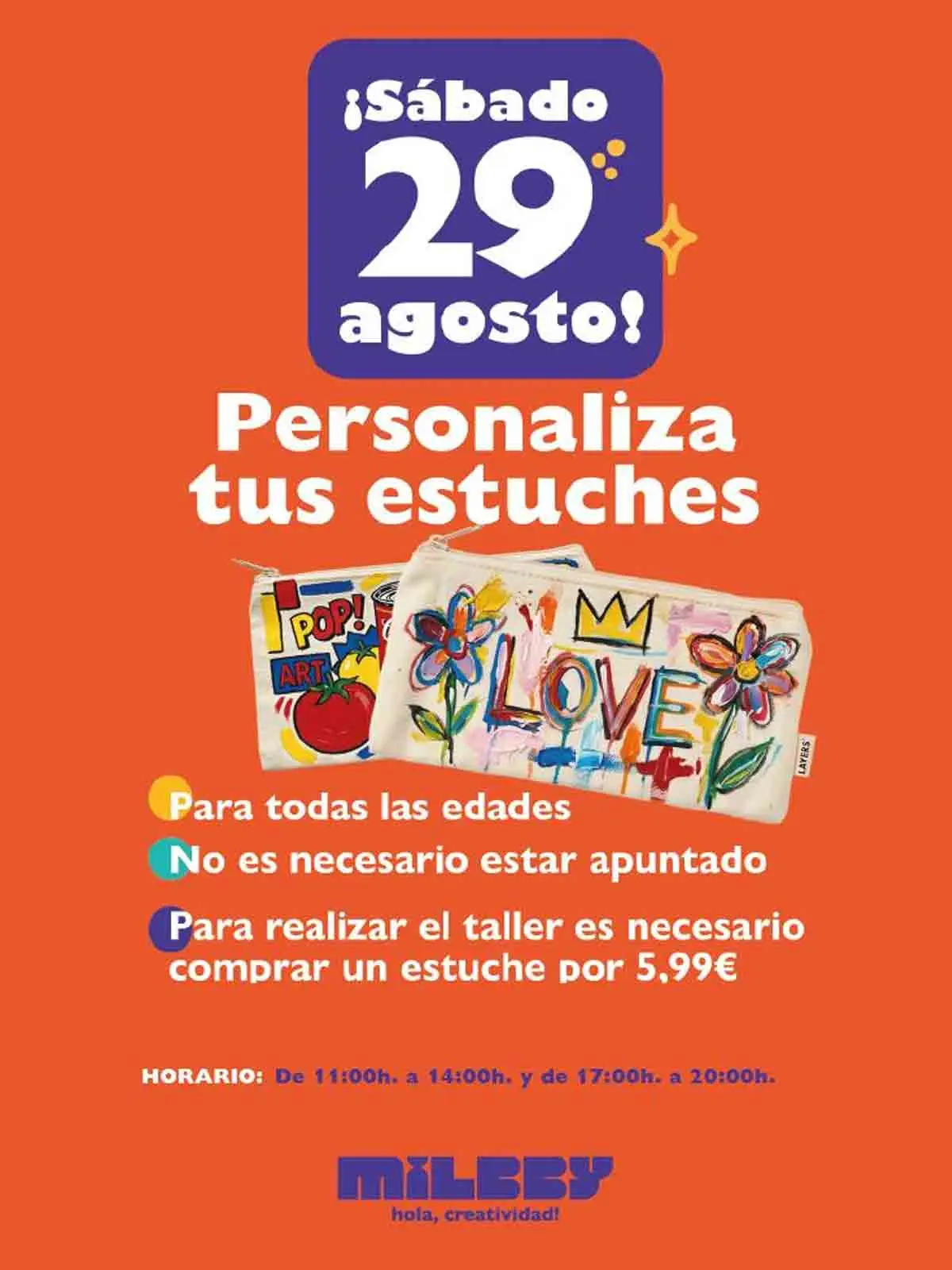 ¿Te apuntas al Experience Day? Personaliza tu propio estuche en Milbby Valladolid