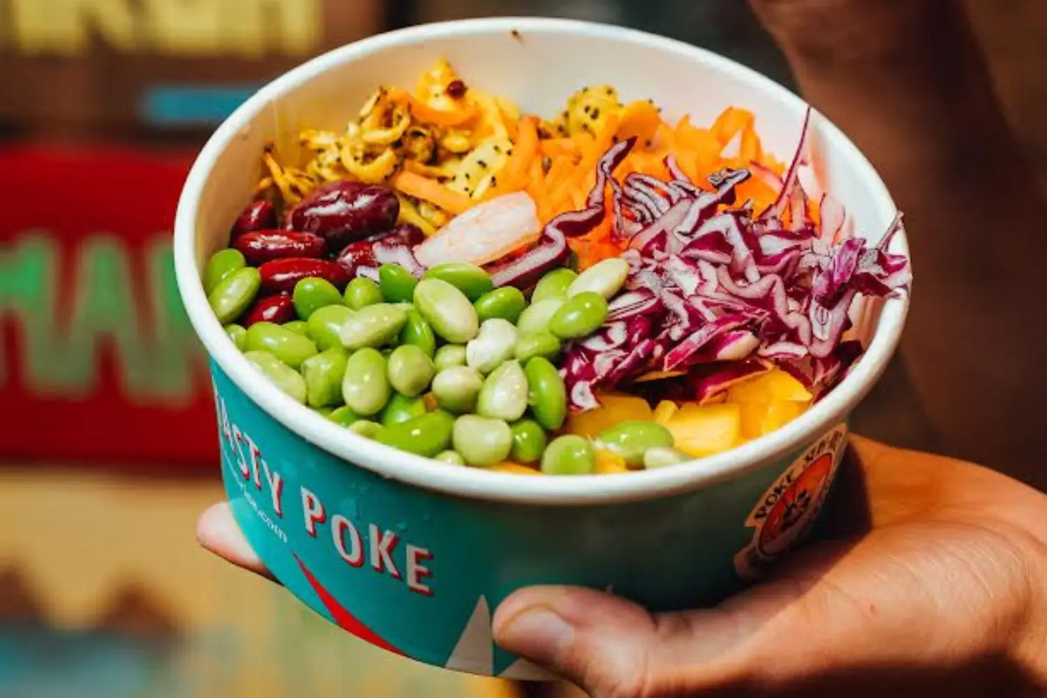 Tiare Shopping Food and Beverage Poke Sun Rice shooting