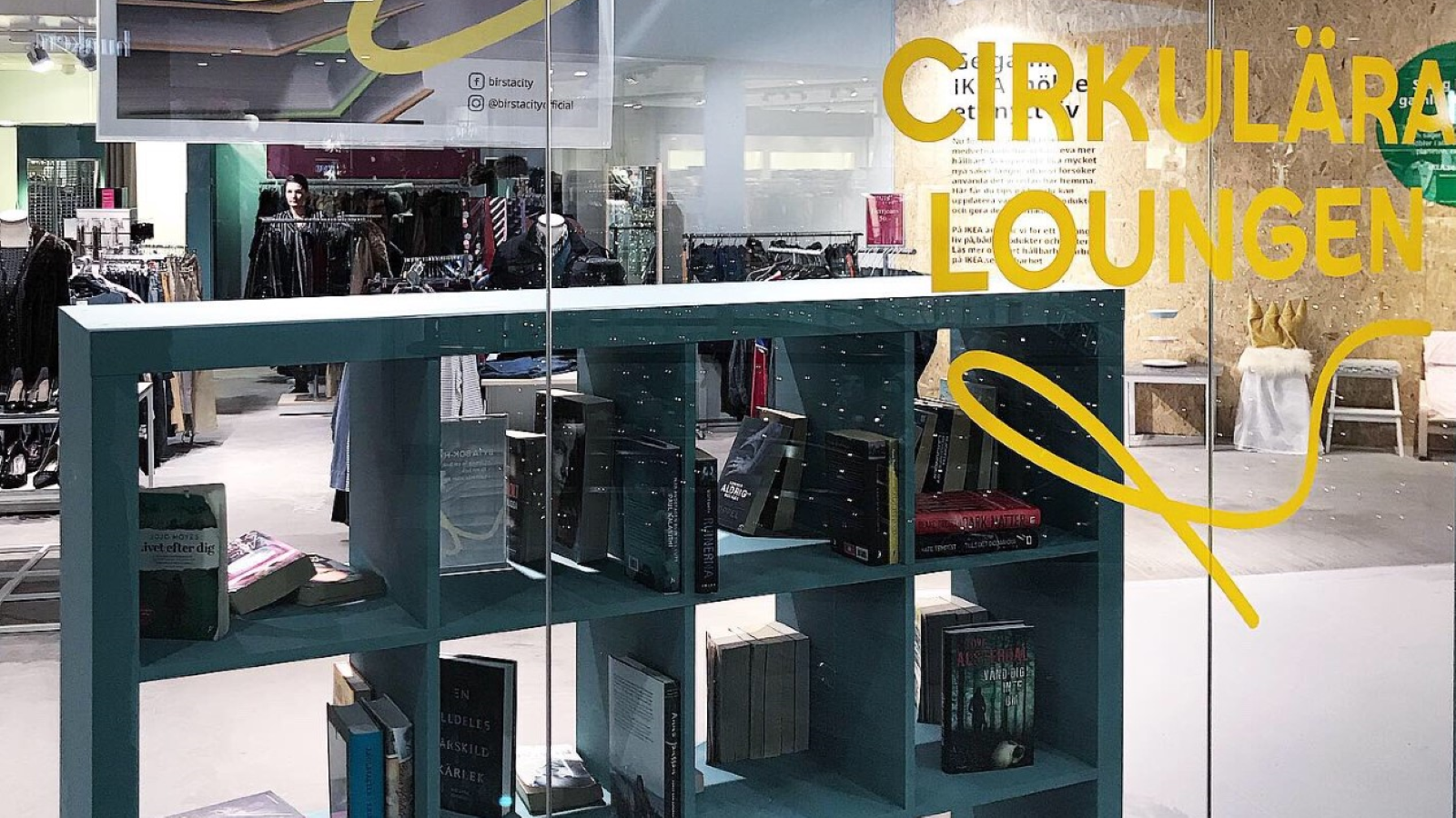 Helping our planet Ikea shelf 