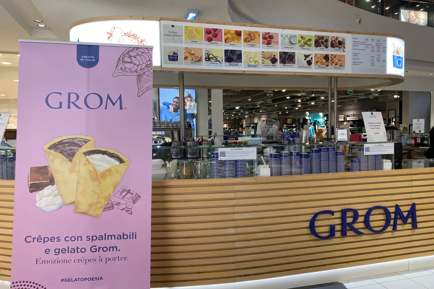 Tiare Shopping Grom store