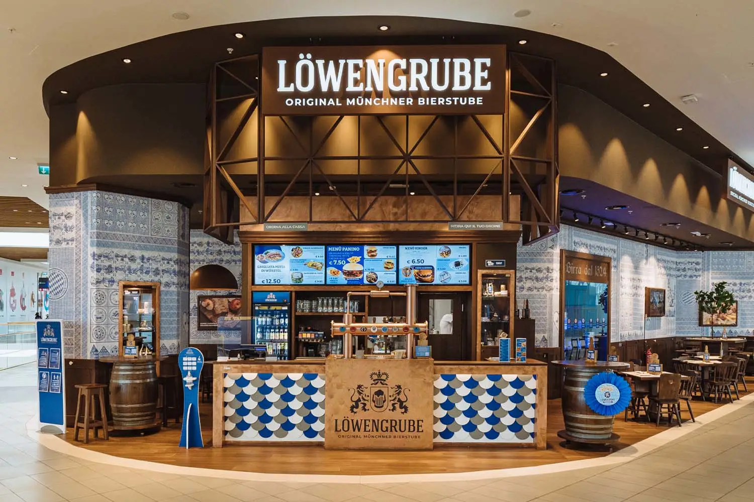 Tiare Shopping Lowengrube restaurant