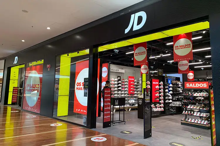 Loja JD Sports no MAR Shopping Matosinhos.