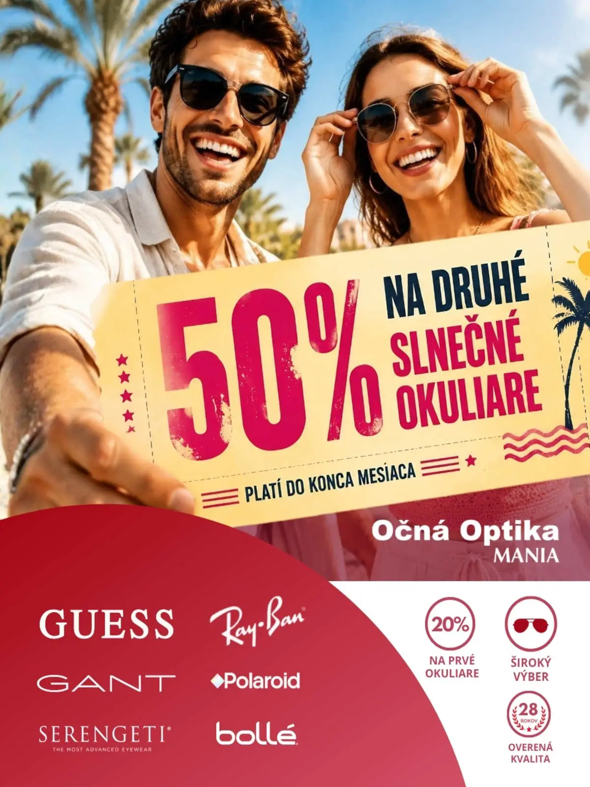 Očná Optika MANIA ponuka