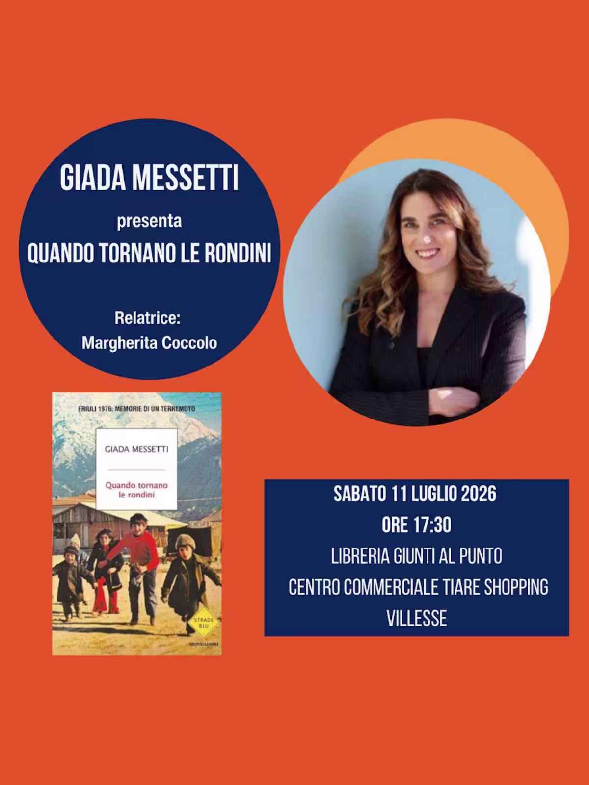 Tiare Shopping Event Giada Messetti presenta Quando tornano le rondini