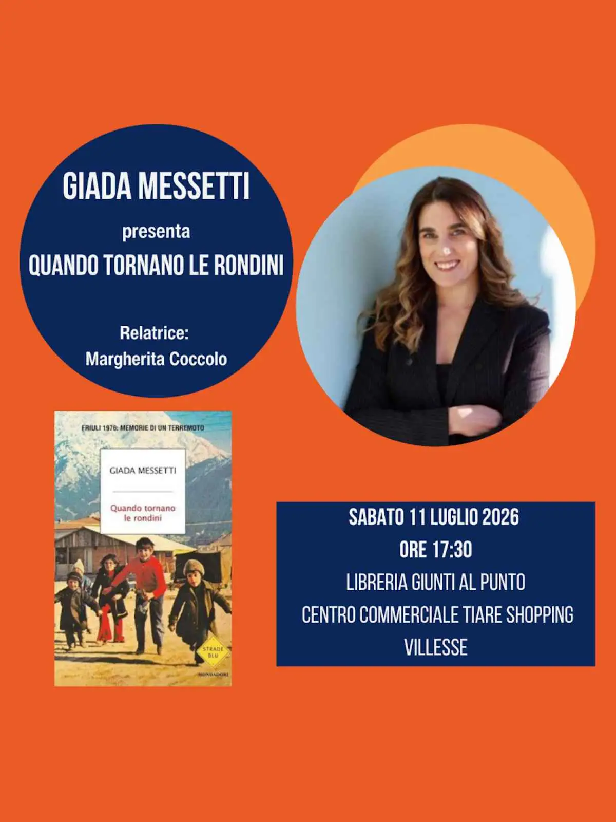 Tiare Shopping Event Giada Messetti presenta Quando tornano le rondini