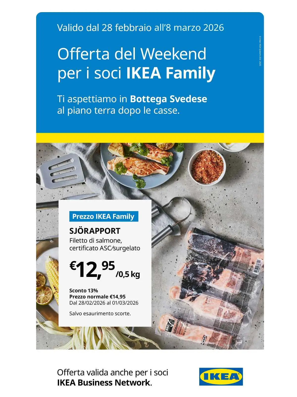 Tiare Shopping Offer IKEA Promo Filetto di salmone