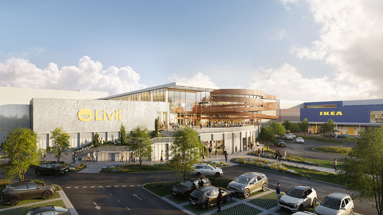 Livli Kungens Kurva development exterior view
